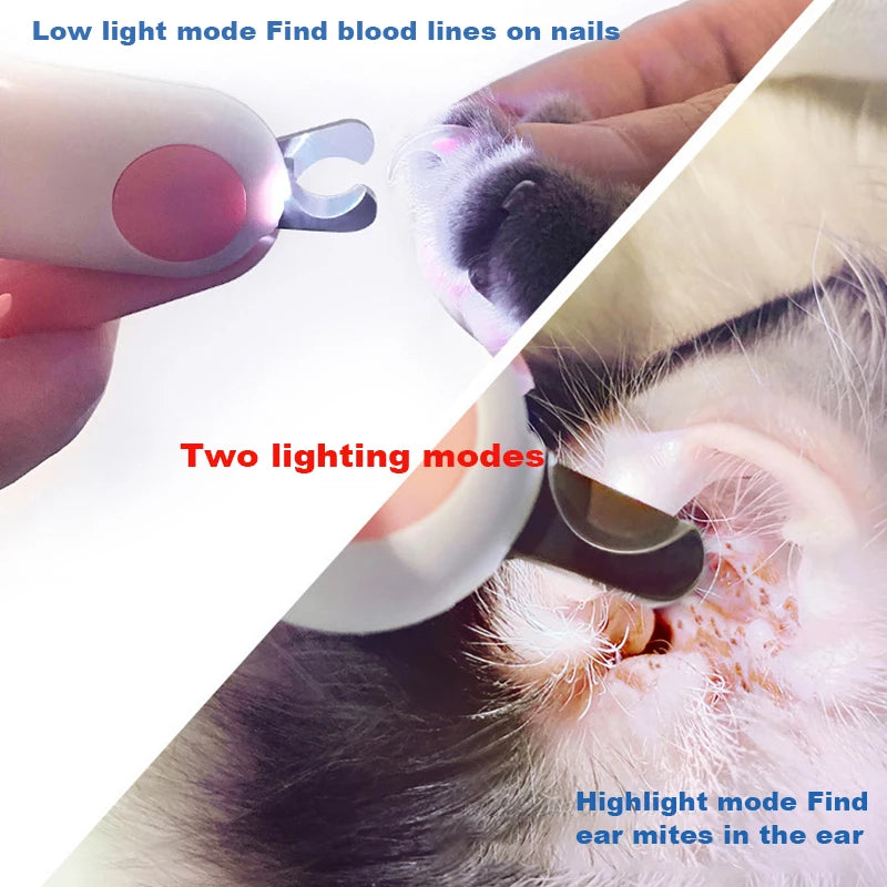 Pet Nail Clipper LED Pro